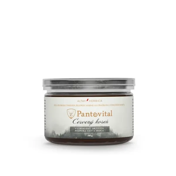 Pantovital Plus s Červeným kořenem v medu, série Revital