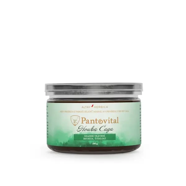 Pantovital s houbou Čaga v medu