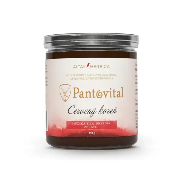 Pantovital s Červeným kořenem v medu
