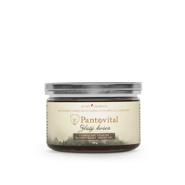 Pantovital se Zlatým kořenem v medu