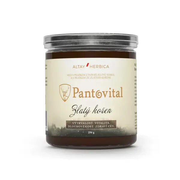 Pantovital se Zlatým kořenem v medu
