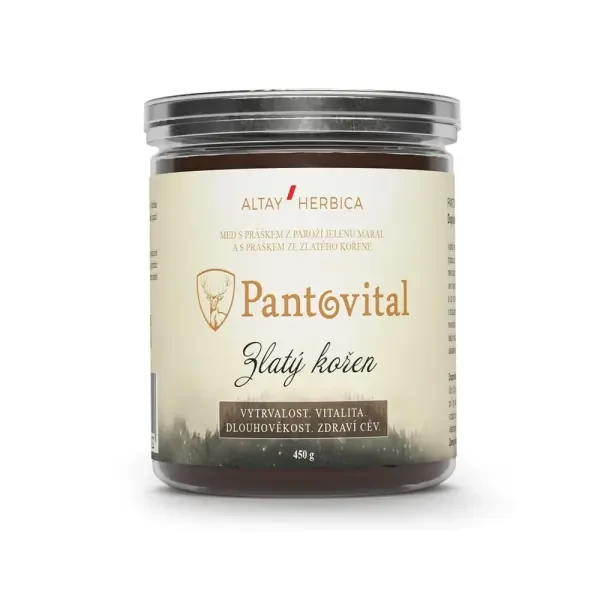Pantovital se Zlatým kořenem v medu