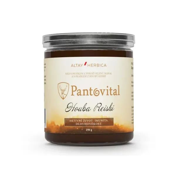 Pantovital s houbou Reishi v medu