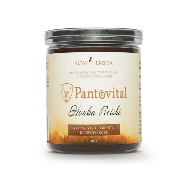 Pantovital s houbou Reishi v medu