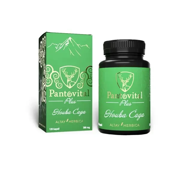 Pantovital Plus s houbou Čaga